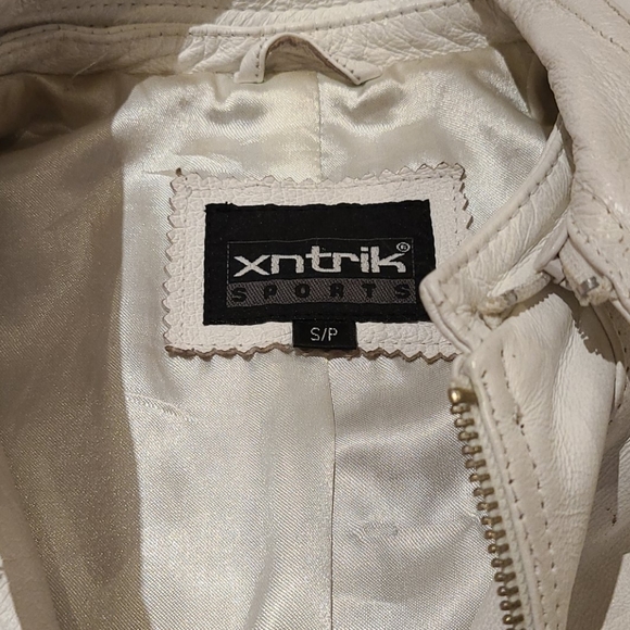 White Leather Jacket - Picture 2 of 3